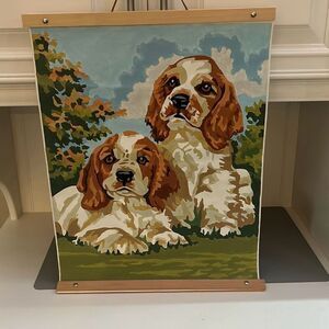 Paint by Numbers Dog Painting